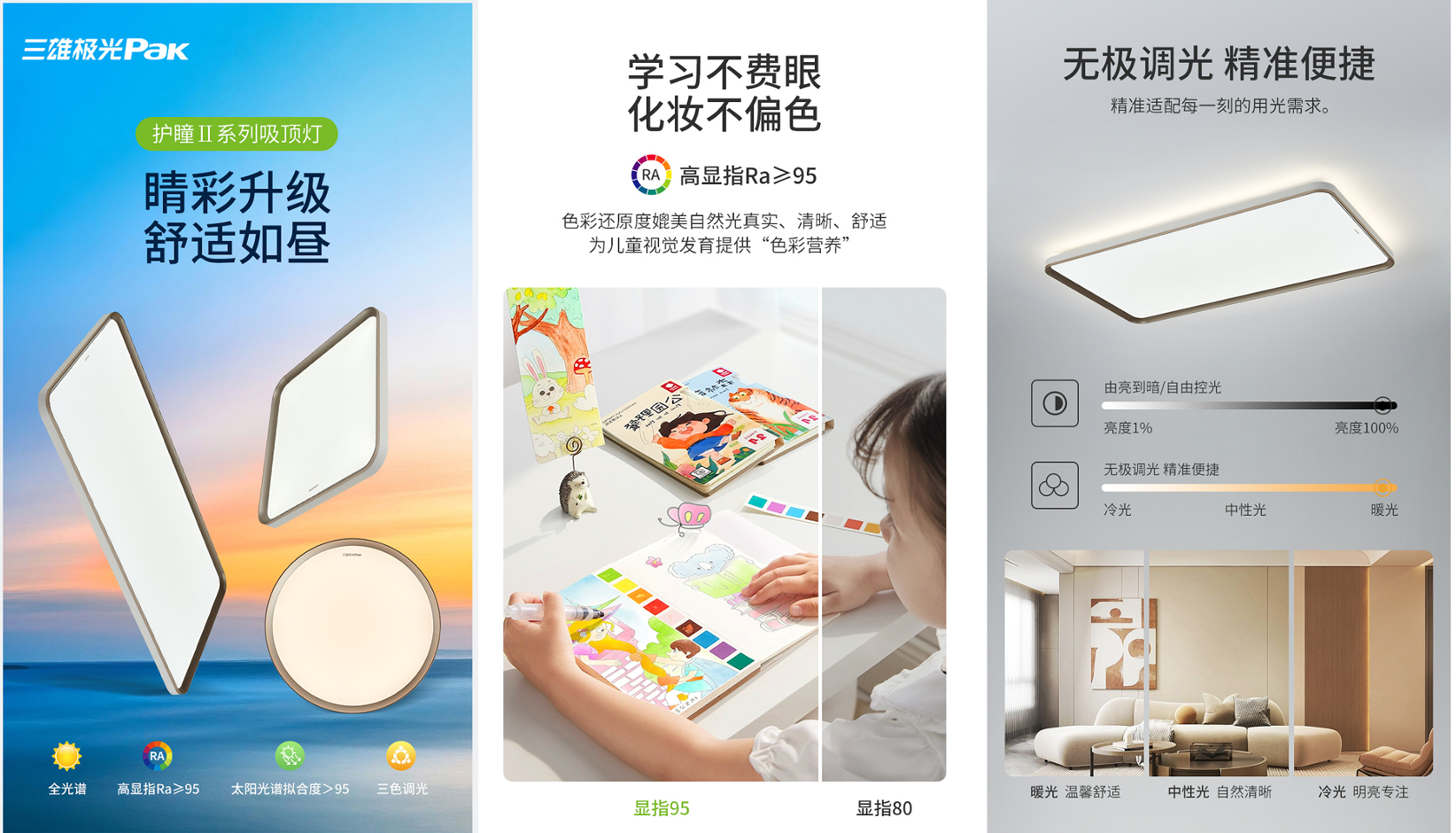 热议三雄极光全光谱照明，口碑和性价比哪家更具优势