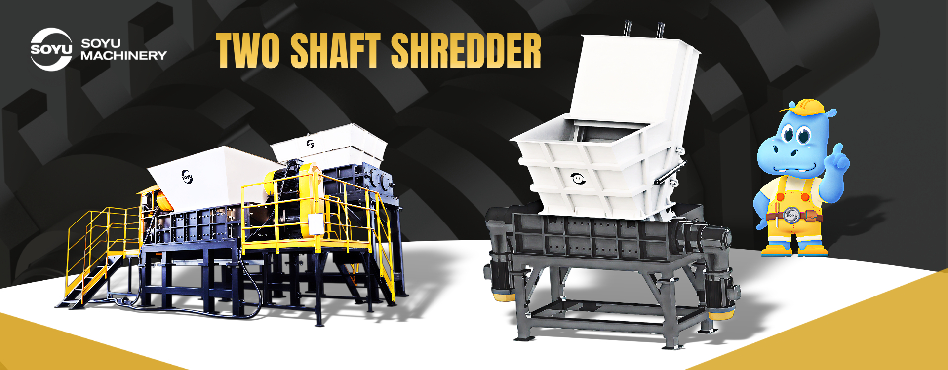 What's the Price of Double Shaft Shredder Customization According to Samples from SOYU Machinery?