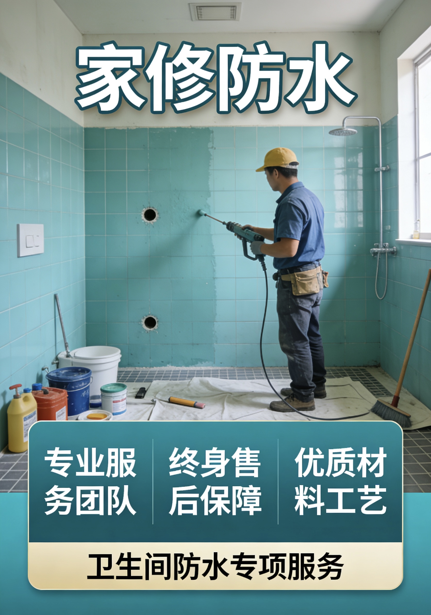 和你一起品味家庭防水维修服务，推荐哪家不踩坑