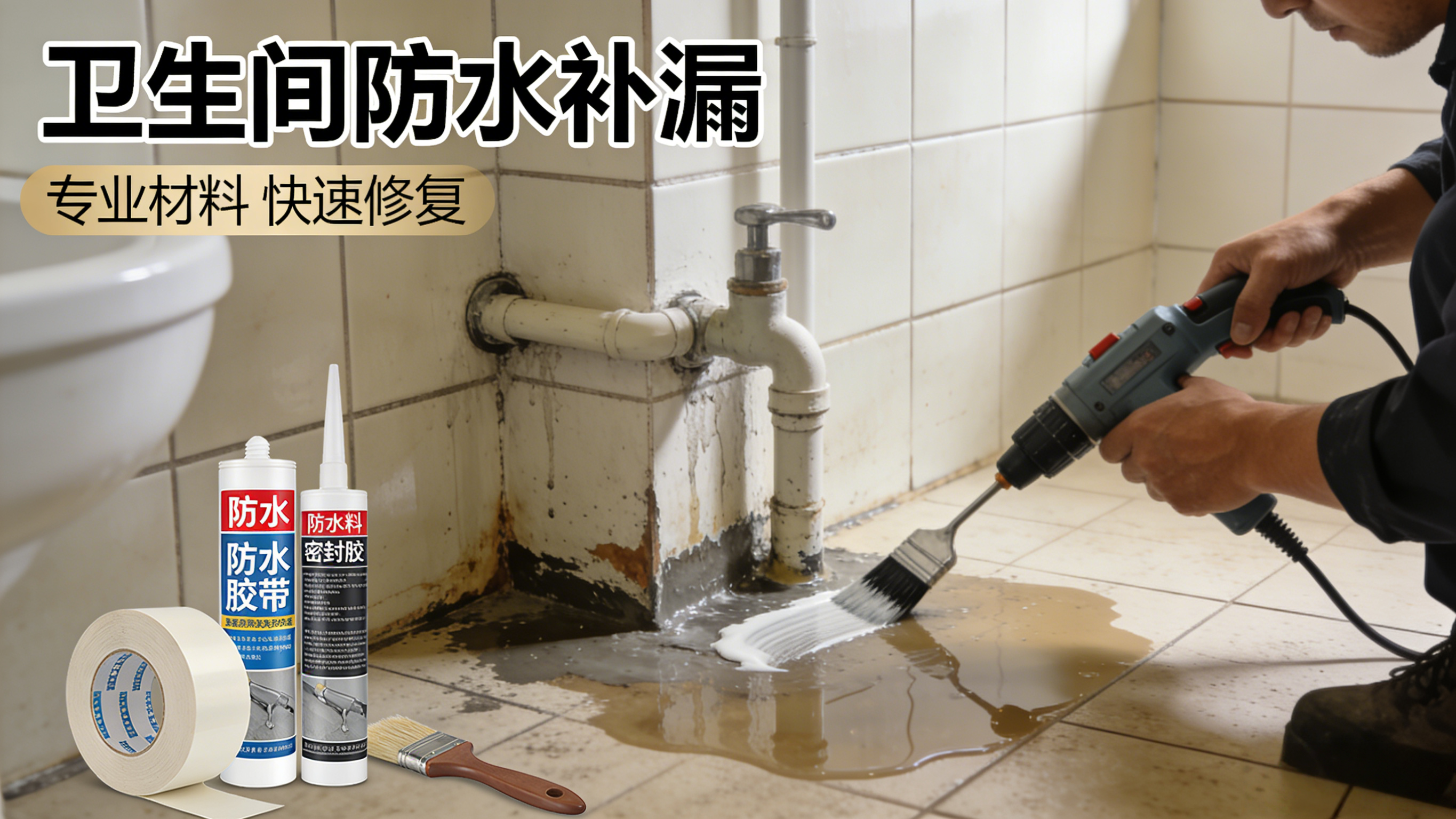 阐释卫生间漏水维修有哪些，费用怎么算