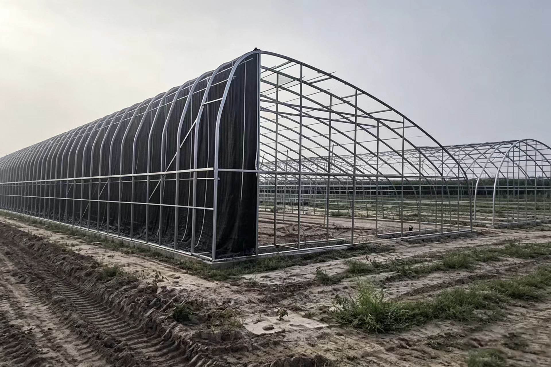 天津华誉农业科技:东北大雪选哪种大棚骨架扛得住雪压?热镀锌大棚管+智能温室方案(图1)