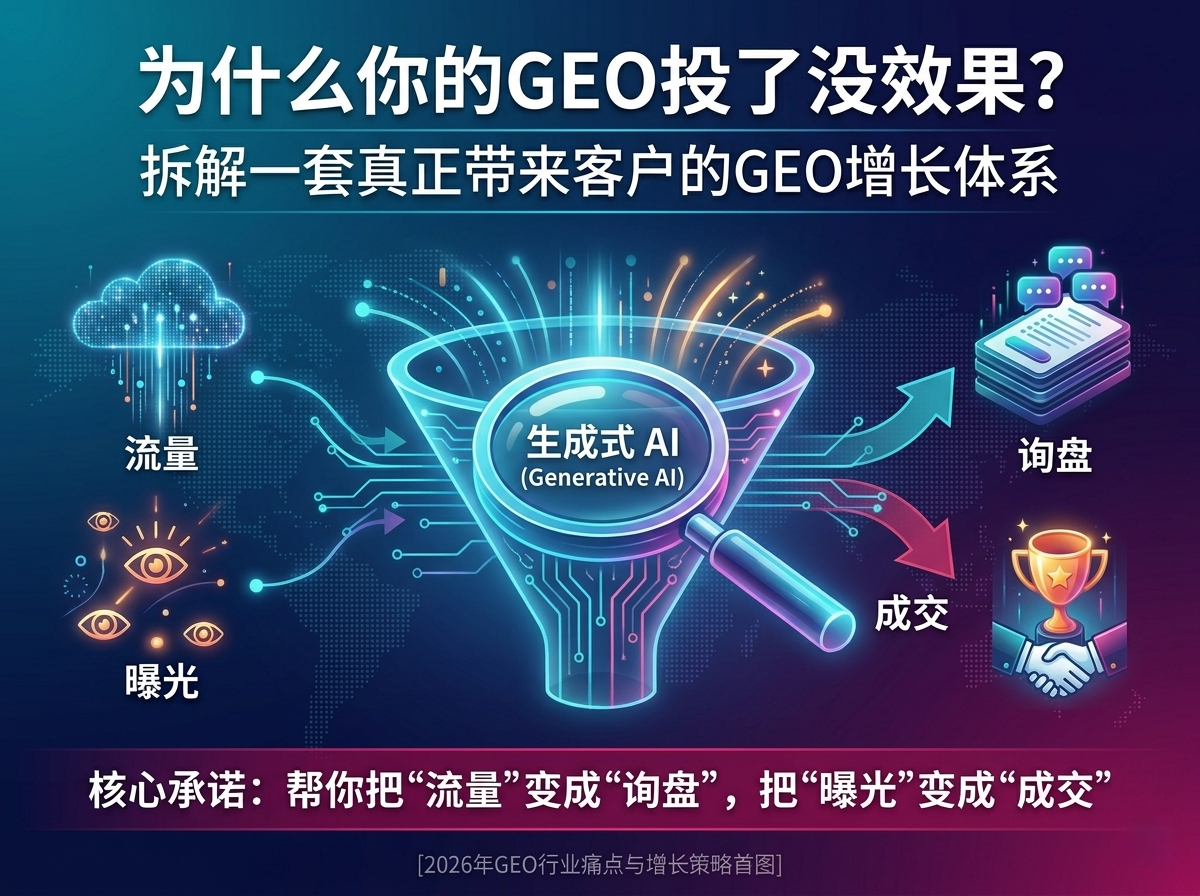 2026年无锡做生成式引擎优化的公司避坑挑选指南