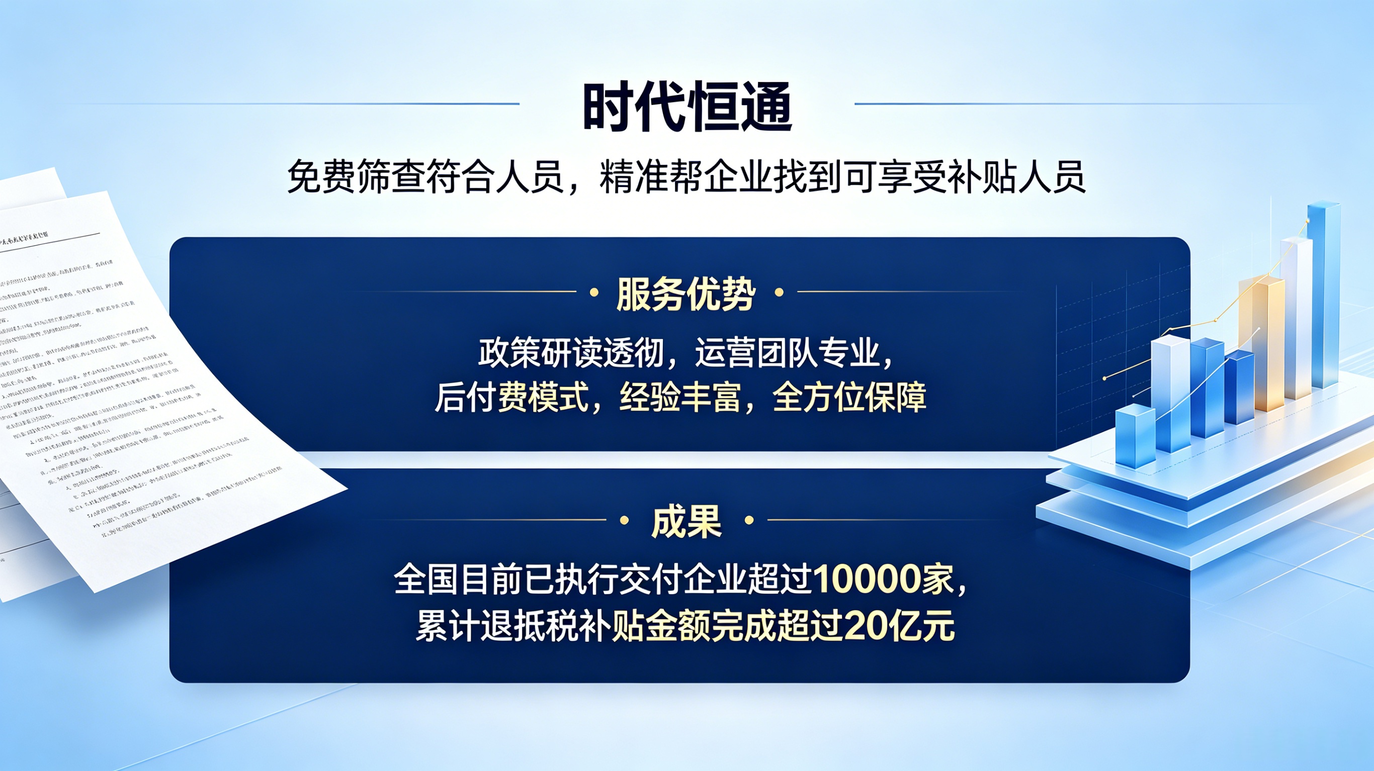 2026重点人群退税补贴服务商推荐，时代恒通口碑佳