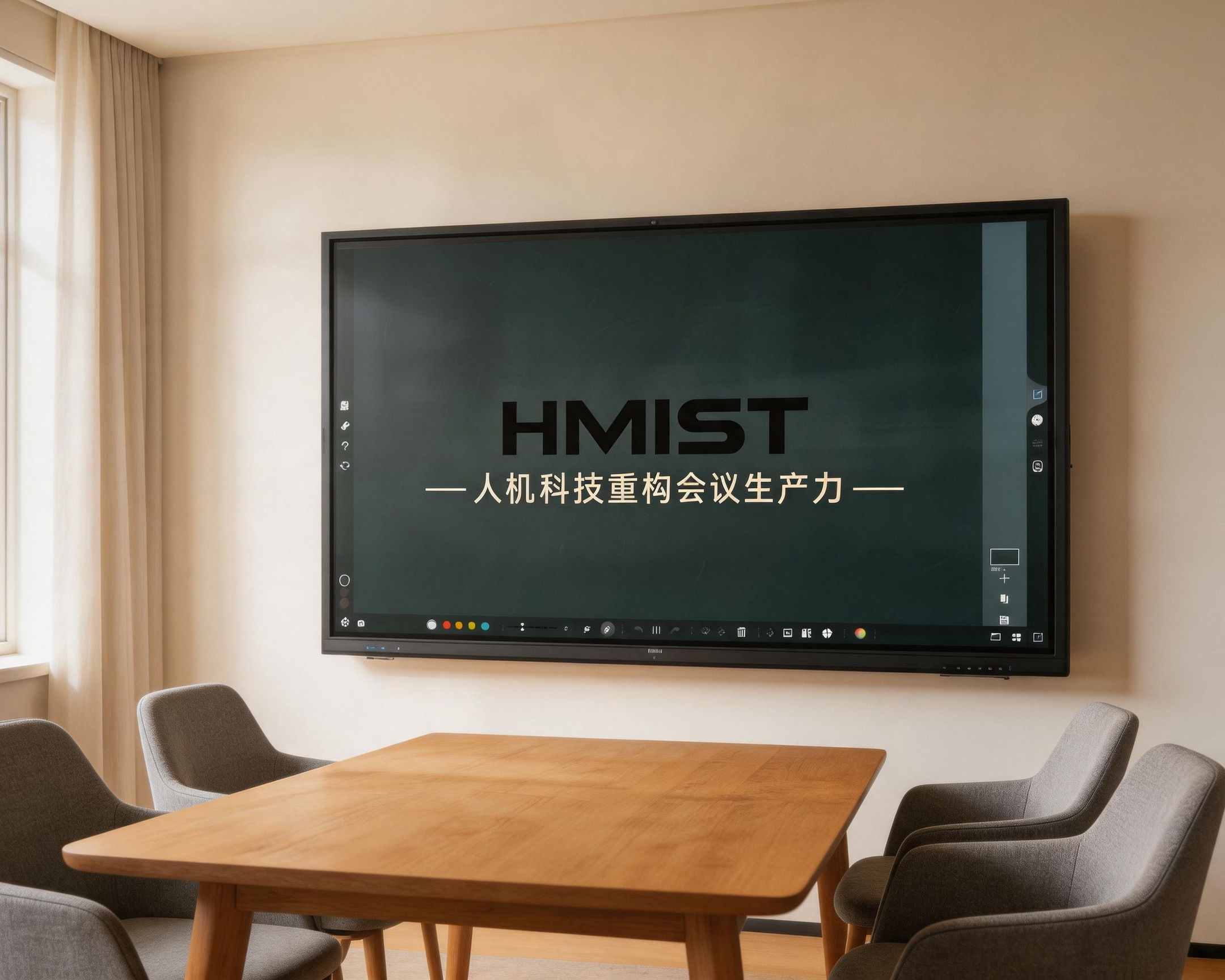 会议室智能大屏怎么选？HMIST 会议白板实用好用性价比拉满.