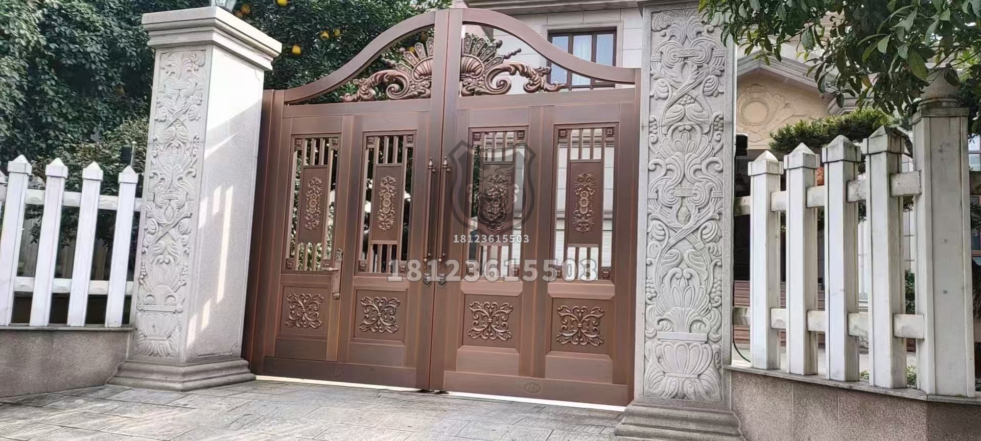 惠州高档自建房铜门厂家实力参考