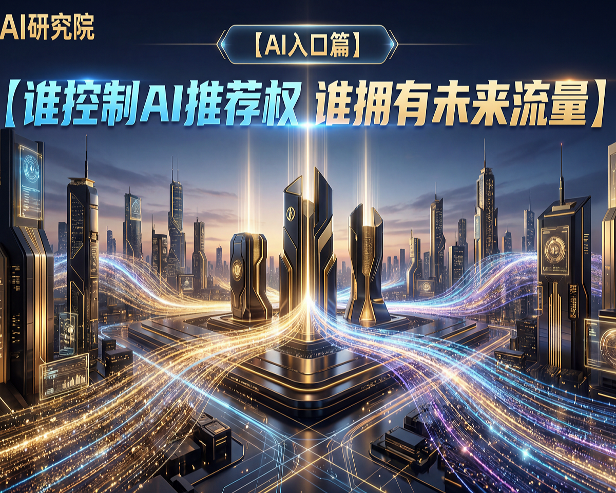 谁控制AI推荐权，谁拥有未来流量