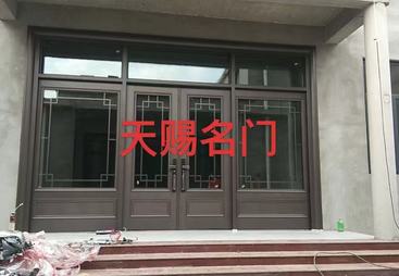 支持来图定制的铝合金庭院门厂家，天赐名门如何满足峰峰客户需求