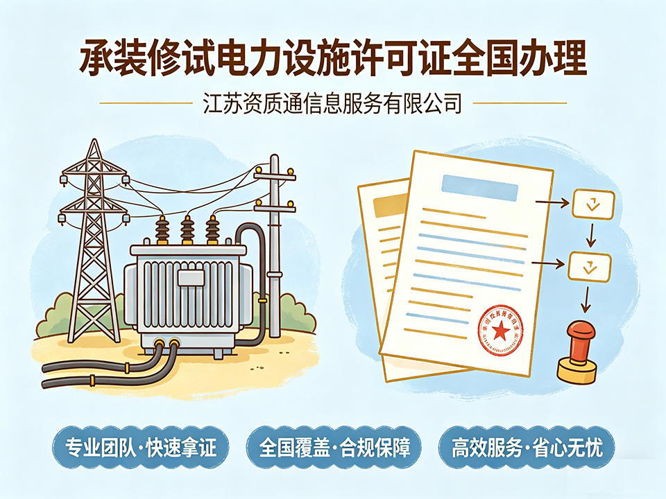 资质通承装修试电力许可证代办专业吗