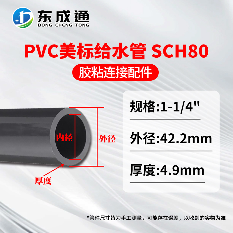 2026年广东东塑管道PVC美标给水管SCH80给水管道厂家推荐
