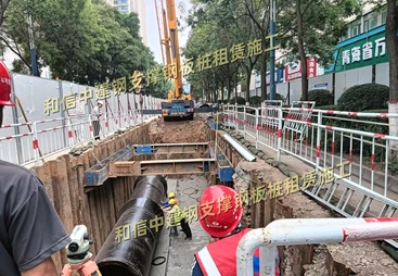 兰州钢支撑租赁支护公司哪家经验足，22年实战护航深基坑