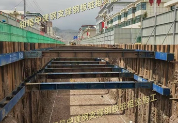 新疆钢支撑租赁支护公司有哪些，超深基坑施工案例解析