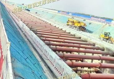 兰州地铁400*400型钢支撑租赁施工费用如何控制，和信中建方案优化是关键