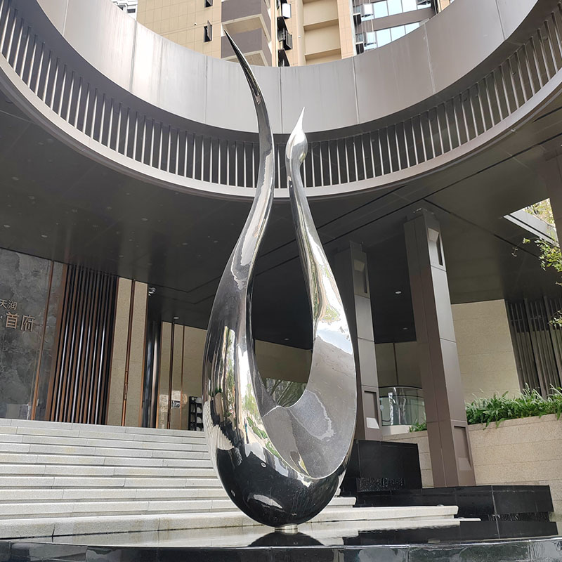 不锈钢雕塑店装饰厂家实力参考(图2)