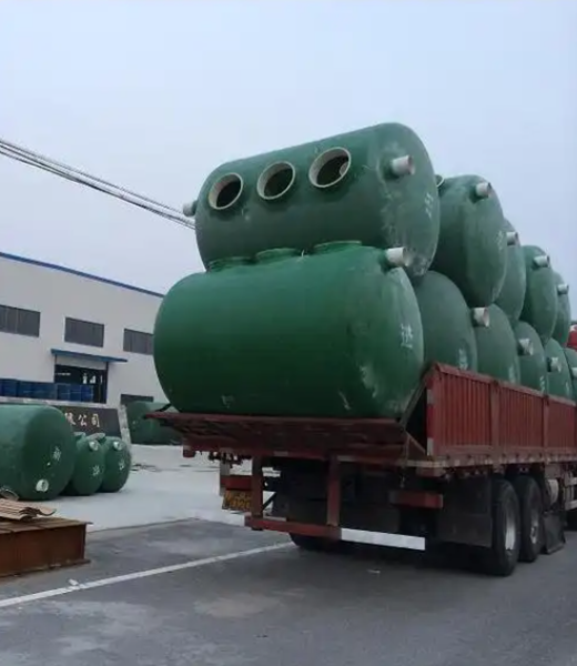 高品质玻璃钢隔油池 兆华供应 餐饮油水分离器 含施工安装指导(图1)